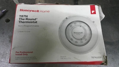 Honeywell T87N Tradeline Termostato Electrónico The Round Foto 1 de 2
