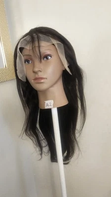 High Quality regular Top 24 to 26" straight 100% Virgin Human Hair Lace Wig  - Image 1 of 4