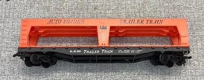 TYCO HO Auto Loader Trailer Train Frisco 2530 Flat Car - Image 1 of 4