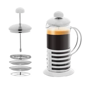 1.5 Cup Stainless Steel French Press Coffee and Tea Maker w/ 4-Level Mesh Filter - Picture 1 of 9