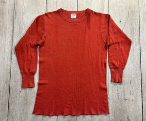 Sudadera Camisa John Larga Térmica Doble Plegable Años 50 De Colección Talla 40 Hecha en EE. UU. - Imagen 1 de 7