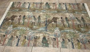 29 Park Tamzi Desert Fabric By Regal Mesopotamia Parchment Ancient Print 1 Yard - Picture 1 of 9