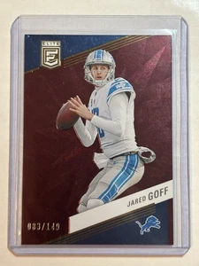 2023 Panini Donruss Elite - Jared Goff #48 Maroon /149 - Bild 1 von 2