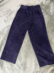 Chess Club Vintage Size 6 Boys Dark Blue Corduroy Pants - Picture 1 of 9
