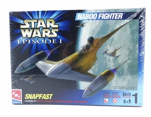 Star Wars Naboo Fighter Spielzeug Modell Modellbausatz 1:48 AMT | Ertl 1995 NEU - Bild 1 von 1