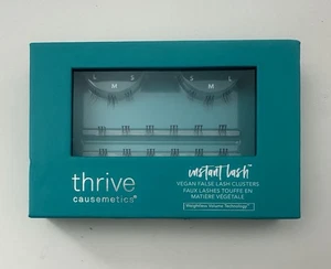 Thrive Causemetics Instant Lash False Lash 28 Clusters Vegan Courtney Natural V - Picture 1 of 2