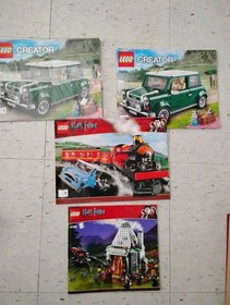 LEGO Manual Lot 10242 4841 4738 Mini Cooper Harry Potter Instructions