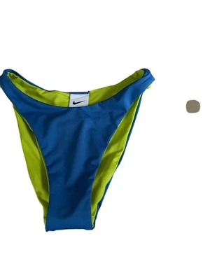 Bikini reversible Nike para mujer XS azul y verde neón Move to Zero Foto 1 de 4