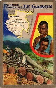 PC GABUN KOLONIEN FRANCAISES (a49918) - Bild 1 von 2