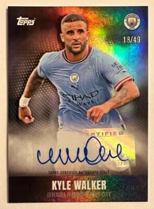 TOPPS MANCHESTER CITY: KYLE WALKER AUTO CARD 2023 18/49 - Foto 1 di 3