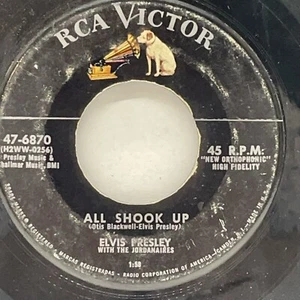 Elvis Presley All Shook Up Thats When Your Heartaches Begin 45 47-6870 Vary Good - Foto 1 di 3