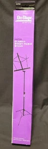 On-Stage Classic Sheet Music Stand With Carrying Bag - Picture 1 of 7