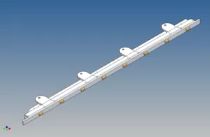 Coppia listelli LED 16 HTVLL per Tamiya Volvo FH16 M1:14 Trasportatore Legno (anteriore) - Foto 1 di 4