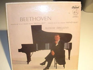 Rudolf Firkusny Beethoven Moonlight & Pathetique Capitol P-8322 VG+ / VG - Imagen 1 de 2