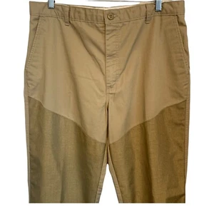 Cabela’s Khaki Mens Hunting Pants, 38X33 Nylon Brushstop Facing EUC! - Picture 1 of 7