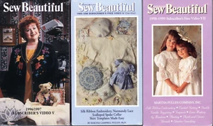 SEW BEAUTIFUL Subscriber Videos Set of 3 VHS 1996 to 1999 NEW Sealed V VI VII - Picture 1 of 7