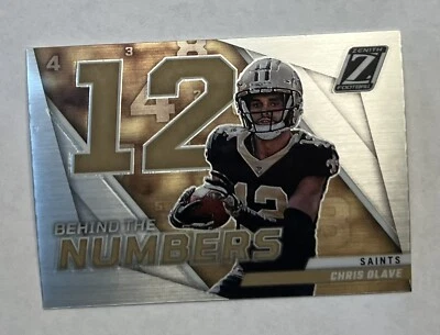 Chris Olave 2022 Panini Zenith Football By The Numbers Prizm #BN-CO - Image 1 of 2