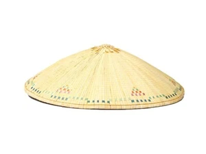 Samurai Sugegasa "doubukagasa-yokomoyou " Japanese traditional sedge hat - Picture 1 of 7