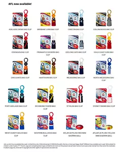 McDonald's 2025 Toys AFL Sports BAG CLIP With Stickers & Card New In Box - Pick - Picture 1 of 28