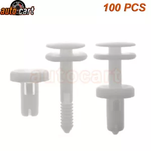 100pcs Door Panel Retainer Clips Rivet for Chevy GMC C1500 C2500 C3500 1995-1999 - Foto 1 di 8