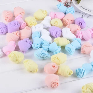5 Pairs Children's Low Cut Socks Solid Color Super Elastic Baby Socks Hosiery - Picture 1 of 16