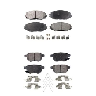 Front Rear Ceramic Brake Pad Kit For Toyota Corolla Scion xB Matrix Pontiac Vibe - Image 1 of 4