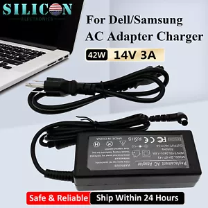 For Samsung LC24RG50FQNXZA C24RG50FQN LED Monitor AC Adapter Power Supply Cord - Picture 1 of 9
