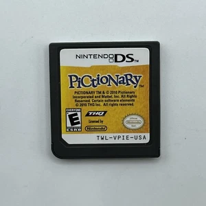 Nintendo DS Pictionary Authentic Tested & Working Official NDS Cartridge THQ - Picture 1 of 2