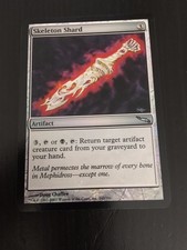 Mtg magic mirrodin skeleton shard (English echarde skeleton) nm foil
