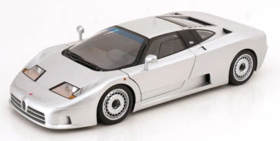 KK Scale 1:12 Bugatti EB110 1991 Silver Diecast Model (KKDC120132) - Image 1 of 4