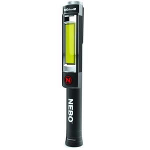 NEBO BIG LARRY 2 - GRAY 500 Lumens COB Work Light and 200 Lumens Flashlight