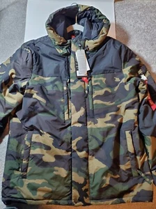 Alpha Avalanche Primaloft Hooded Jacket In Dark Woodland Camo - Size 2XL (R) - Bild 1 von 11