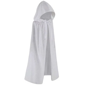 Kids Velvet Cape with HoodWhite Cloak for KidsShort Velvet Cape WomenHallowee... - Picture 1 of 9