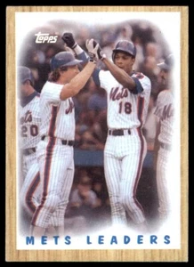 1987 Topps Baseball #331 Gary Carter Darryl Strawberry - Picture 1 of 2