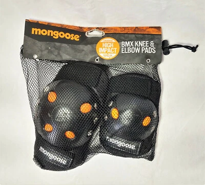 NEW Mongoose High Impact Youth BMX Knee & Elbow Pads - Image 1 of 3