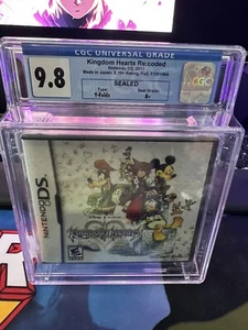 KINGDOM HEARTS RE:CODED NINTENDO DS GAME CGC 9.8 A+ VARIANT FOIL COVER - Picture 1 of 4