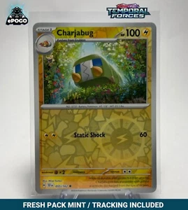 Charjabug 055/162 Reverse Holo Pokemon TCG SV Temporal Forces MINT SHIPPED TODAY - Picture 1 of 2