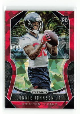 LONNIE JOHNSON JR #396 RC 2019 PANINI PRIZM TEXANS RED ICE - Image 1 of 2