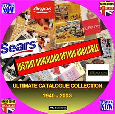 Over 100 Vintage Mail Order Catalogues 1940-03 ARGOS JC PENNY NOBLE LUNBY PC-DVD