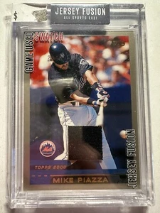 K44,573 - 2021 Jersey Fusion Game Used Jersey Mike Piazza - Picture 1 of 1