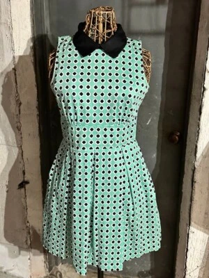 Vestido Closet London Retro Estampado Gráfico con Cuello. Talla 6 (Reino Unido 12) Foto 1 de 4