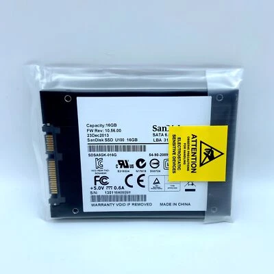 SDSA5GK-016G SanDisk 16GB SATA SSD U100 7mm 2.5" 6.0Gbps Solid State Drive New - Image 1 of 4