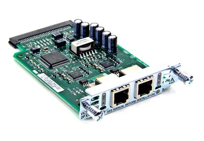 CISCO VIC2-2FXS 2-Port VOICE FAX INTERFACE MODULE CARD RJ11 VIC2 2FXS - Image 1 of 2