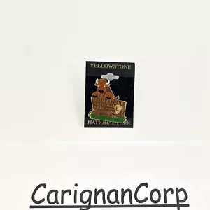 Yellowstone National Park Vintage Pin Original Backing With Free Shipping - Picture 1 of 4