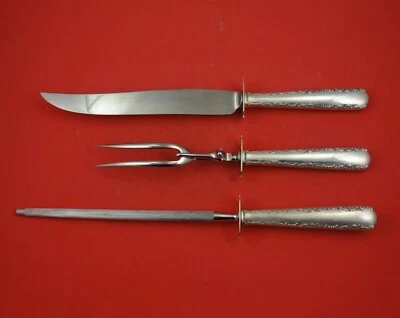 Juego de talla asado de plata esterlina Camellia de Gorham 3 piezas HH WS reliquia para servir Foto 1 de 3