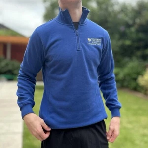 Sport-Tek Blue Fleece Jacket Women's Medium Festival Jacket Sweater Windbreaker - Picture 1 of 4