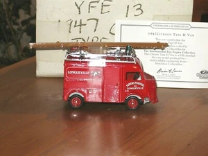 MATCHBOX COLLECTIBLES 1:43 1947 CITROEN TYPE H FIRE VAN NIB - Picture 1 of 6