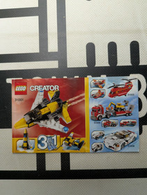 Lego Creator 31001 Mini Skyflyer Instruction Manual Only 2013 1 Book Only! Zooom