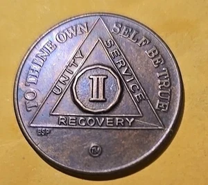 Narcotics Anonymous N/A Two Year Coin - Picture 1 of 2