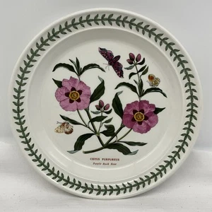 Portmeirion Botanic Garden Salad Plate Purple Rock Rose Made in England 8 1/2" - Picture 1 of 8